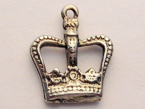 Crown Genuine American Pewter Charm