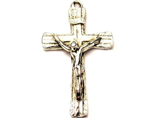 Crucifix Genuine American Pewter Charm