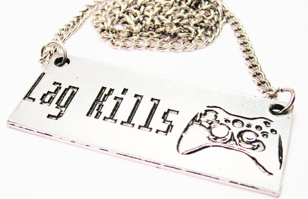 Lag Kills Statement Platform Necklace