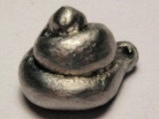 Dog Poop Genuine American Pewter Charm