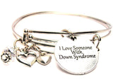 down syndrome bracelet, downs syndrome bracelet, awareness bracelet, medical disorder bracelet