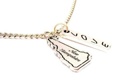 New Hampshire Love Stick Necklace