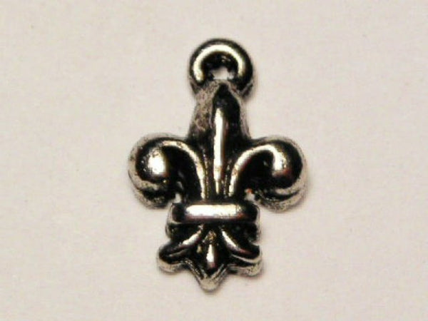 Fleur De Lis Genuine American Pewter Charm