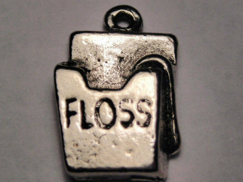 Floss Genuine American Pewter Charm