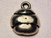 Large Basketball Genuine American Pewter Charm