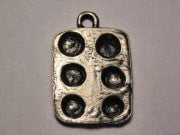 Muffin Pan Genuine American Pewter Charm