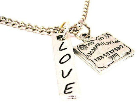 Ouija Board Love Stick Necklace