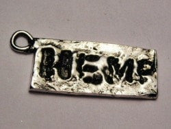 Hemp Genuine American Pewter Charm