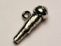 Microphone Genuine American Pewter Charm