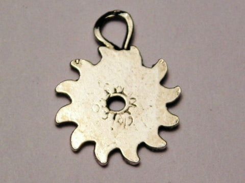 Saw Blade Genuine American Pewter Charm