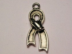 Helping Hand Awareness Ribbon Genuine American Pewter Charm