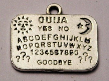 Mystery Ouija Board Genuine American Pewter Charm