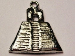 Mayan Temple Genuine American Pewter Charm