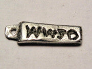 WWJD What Would Jesus Do Genuine American Pewter Charm