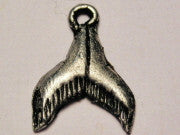 Whale Tail Genuine American Pewter Charm