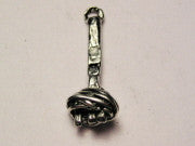 Spaghetti On Fork Genuine American Pewter Charm