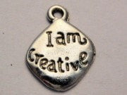 I Am Creative Genuine American Pewter Charm