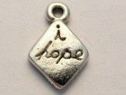 I Hope Genuine American Pewter Charm