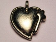 Jesus In Your Heart Genuine American Pewter Charm