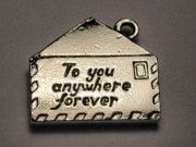 Love Letter Genuine American Pewter Charm