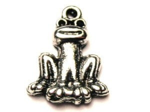 Happy Frog Genuine American Pewter Charm