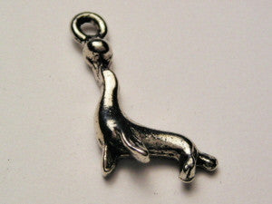 Seal With Ball On Nose Genuine American Pewter Charm