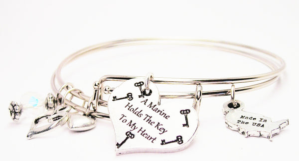 marine bracelet, marine wife bracelet marine bangle, marine wife bangle, military wife bracelet