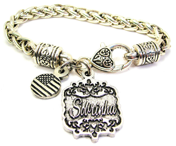 Sobrinha Victorian Scroll Cable Link Chain Bracelet