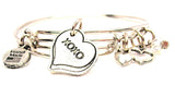 love bracelet, love bangles, love jewelry, I love you bracelet, xoxo bracelet, hugs and kisses bracelet