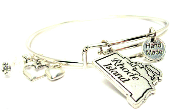 Rhode Island Expandable Bangle Bracelet Set