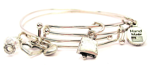 cow bell bracelet, cow bell bangles, cow bell jewelry, music bracelet