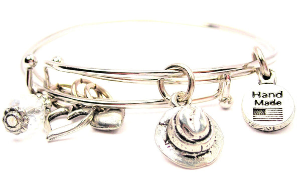 fedora bracelet, fedora bangles, fedora jewelry, hat bracelet, hat bangles, hat jewelry