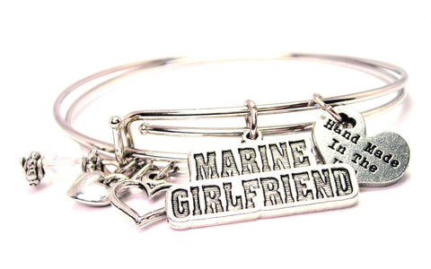 Marine Girlfriend Expandable Bangle Bracelet Set