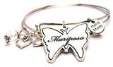 Mariposa Butterfly Expandable Bangle Bracelet Set