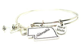 Nebraska Expandable Bangle Bracelet Set