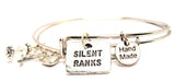 Silent Ranks Expandable Bangle Bracelet Set