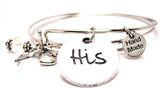 His Expandable Bangle Bracelet Set