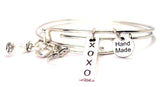 XOXO Long Tab Expandable Bangle Bracelet Set