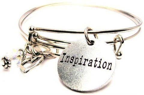 Inspiration Circle Expandable Bangle Bracelet Set