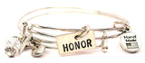 Honor Tab Expandable Bangle Bracelet Set