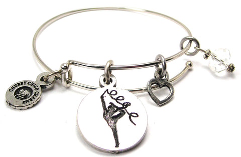 Rhythmic Gymnast  Bangle Bracelet