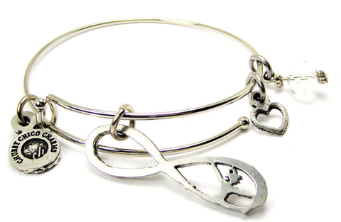 Infinite Love Gymnast Bangle Bracelet