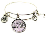 L;ve Bangle Bracelet