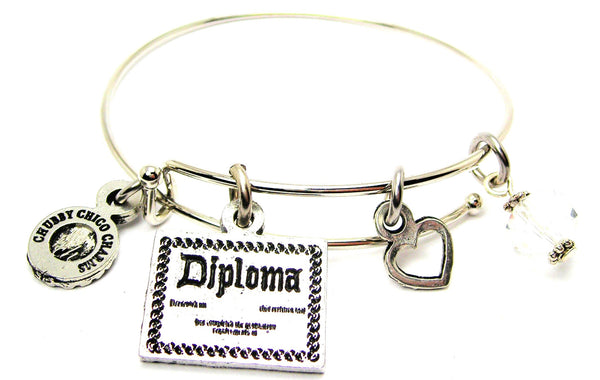 Fancy Diploma Bangle Bracelet