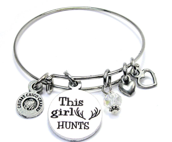 This Girl Hunts Bangle Bracelet