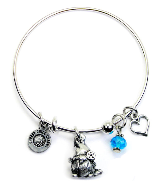 Winter Gnome Expandable Bangle Bracelet