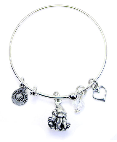 Easter Gnome Expandable Bangle Bracelet