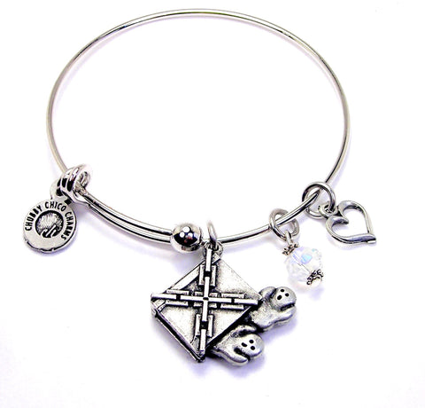 Haunted Book Expandable Bangle Bracelet