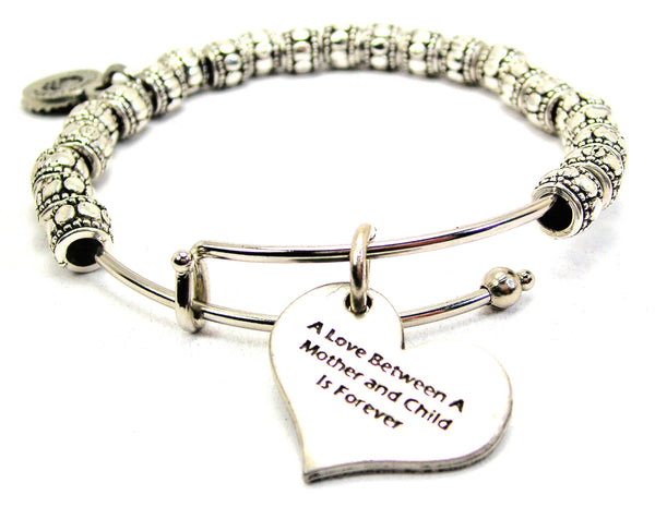 A Love Between A Mother And Child Metal Beaded Bracelet