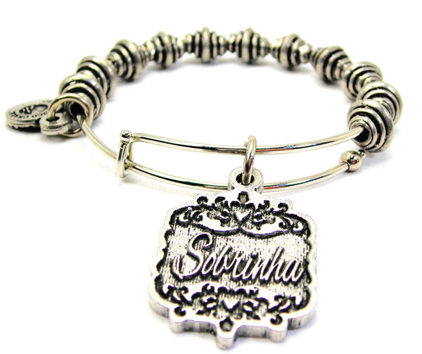 Sobrinha Victorian Scroll Spiral Beaded Bracelet